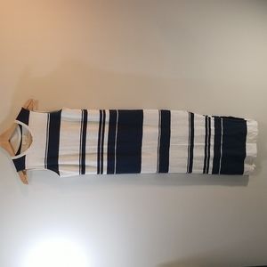 Lou & grey striped linen blend maxi dress